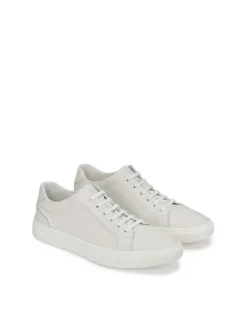 Minimalistyczne skórzane sneakersy męskie off-white