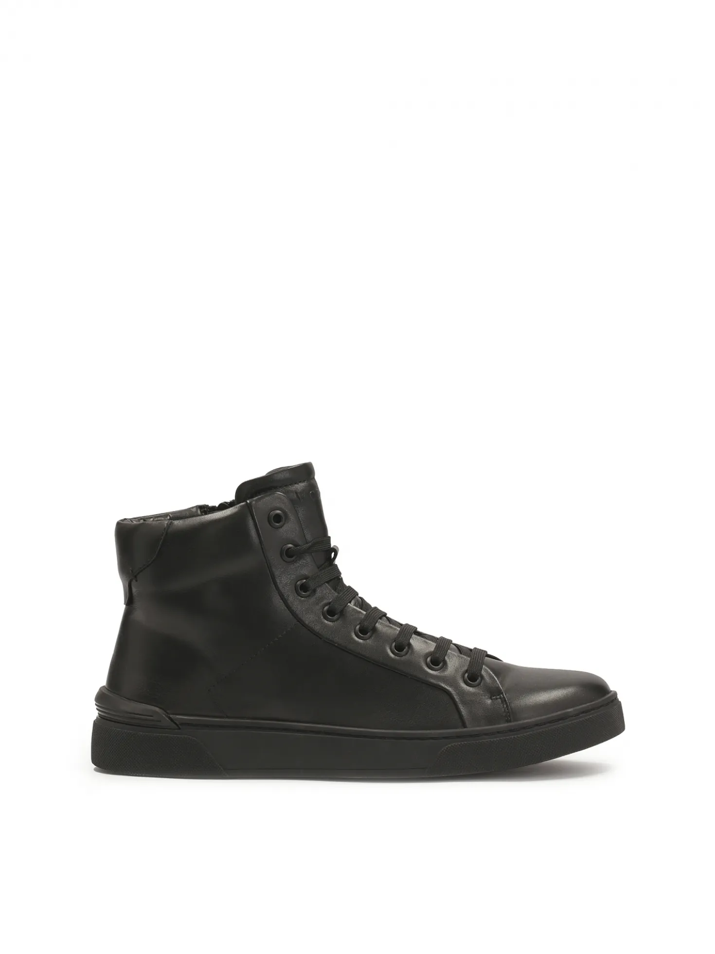 Minimalistyczne sneakersy męskie w czarnym kolorze