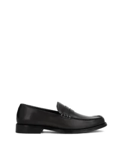 Męskie loafersy typu penny z naturalnej skóry