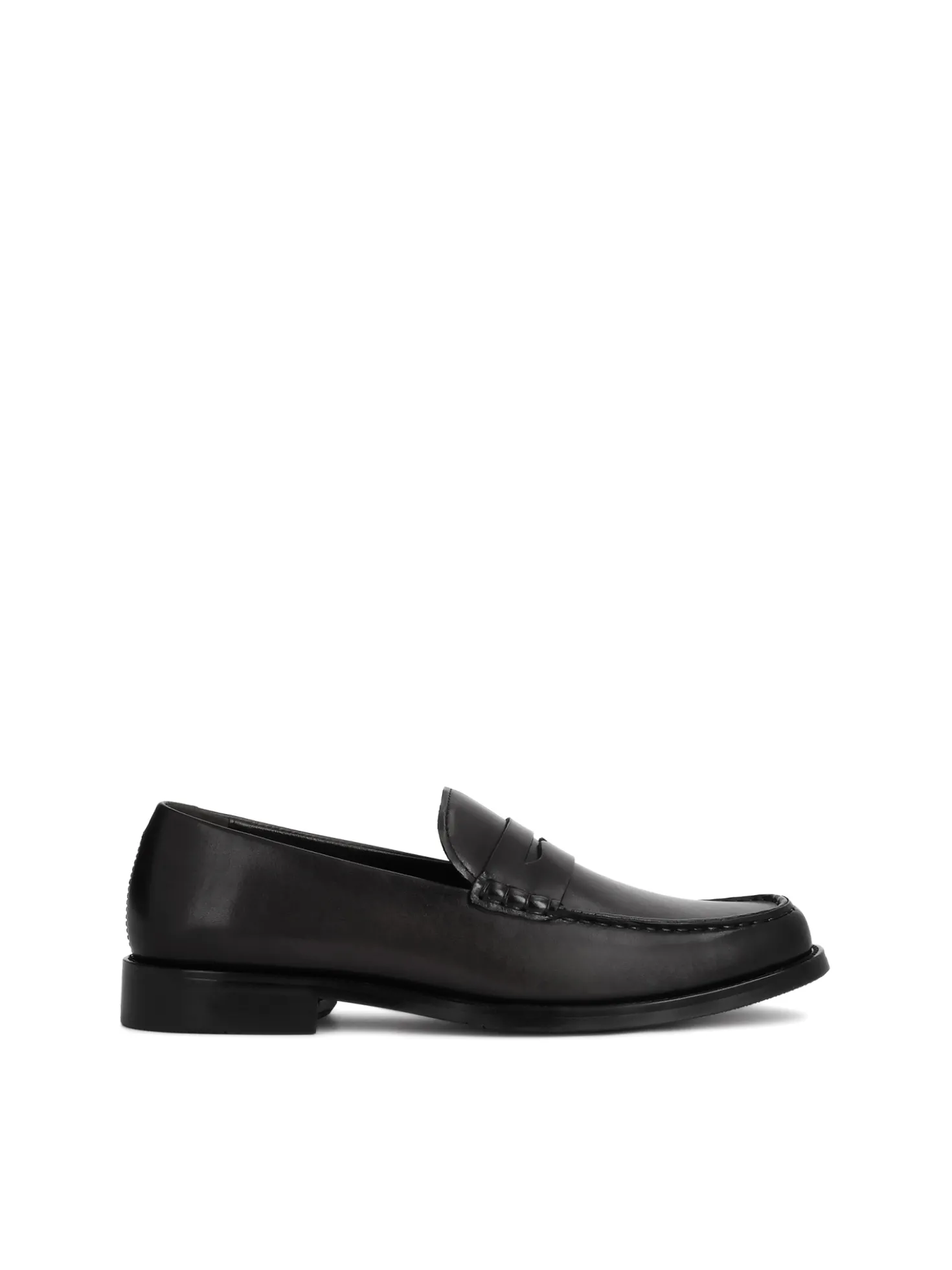 Męskie loafersy typu penny z naturalnej skóry