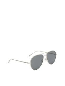 Okulary aviator ze srebrną oprawką