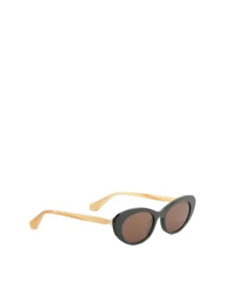 Owalne przeciwsłoneczne okulary damskie