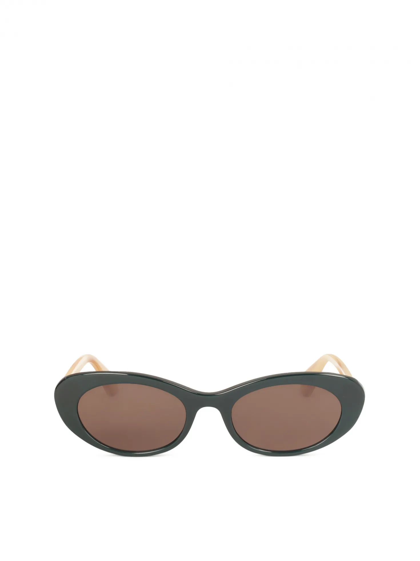 Owalne przeciwsłoneczne okulary damskie