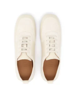 Płaskie skórzane sneakersy
