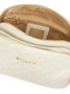 Skórzana crossbody w monogramy KAZAR