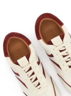 Skórzane sneakersy w stylu vintage