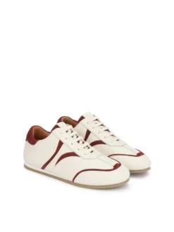 Skórzane sneakersy w stylu vintage