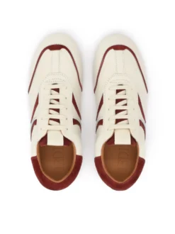 Skórzane sneakersy w stylu vintage