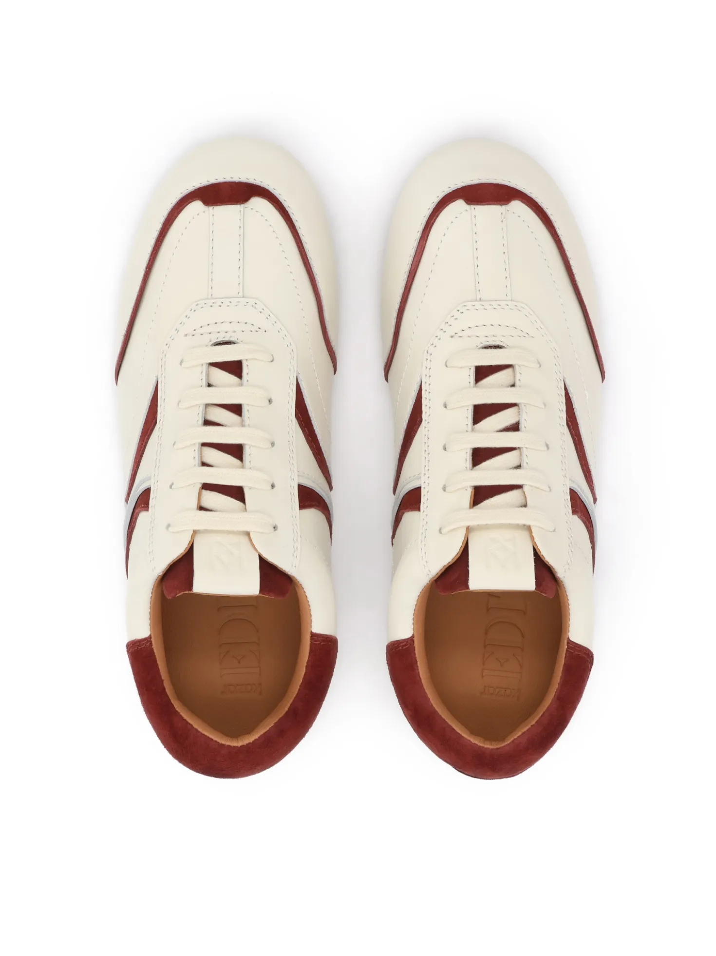 Skórzane sneakersy w stylu vintage