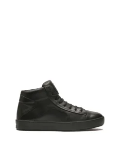 Skórzane sneakersy za kostkę