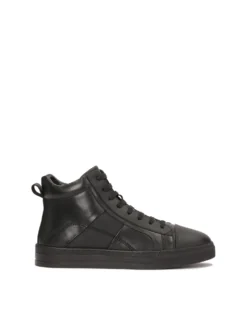 Skórzane sneakersy z wysoką cholewką