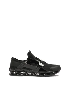 Sneakersy męskie z łączonych materiałów