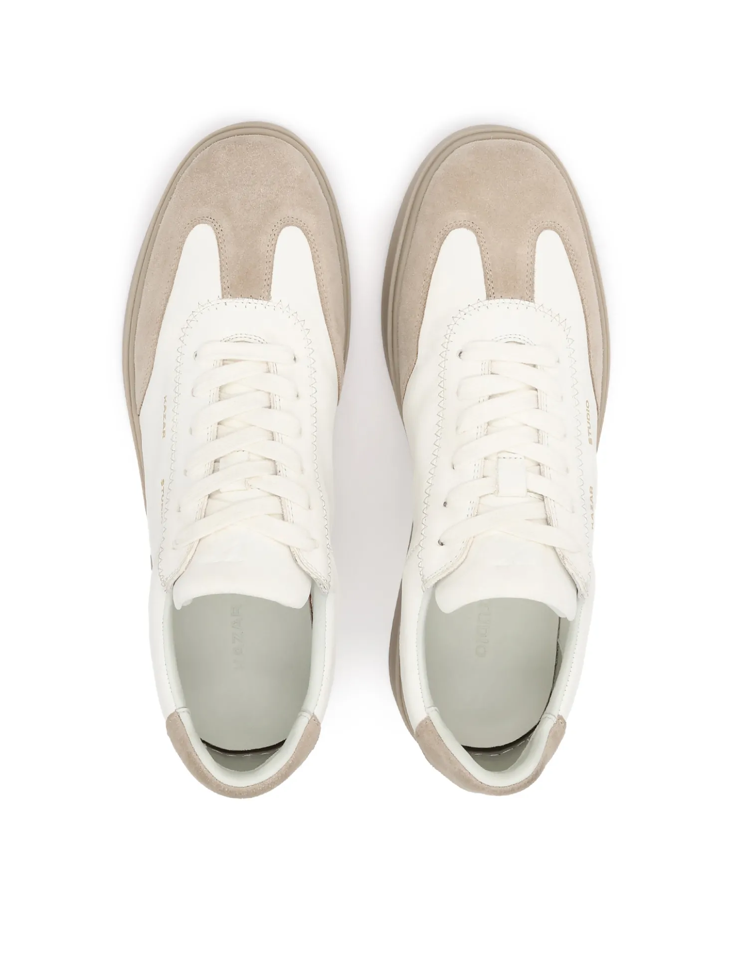 Sneakersy męskie z zamszu i skóry naturalnej