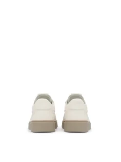 Sneakersy z naturalnej skóry w odcieniu off-white