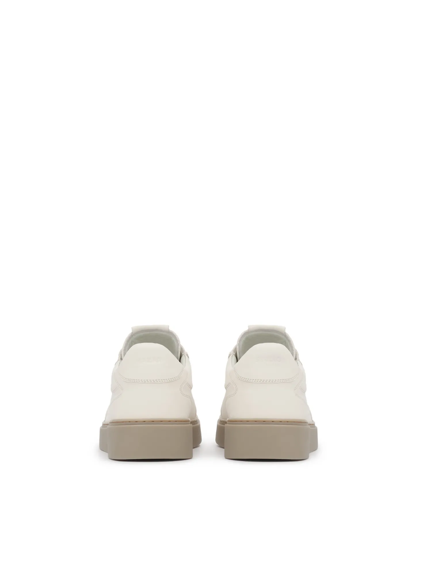 Sneakersy z naturalnej skóry w odcieniu off-white