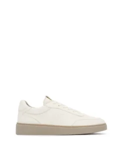 Sneakersy z naturalnej skóry w odcieniu off-white