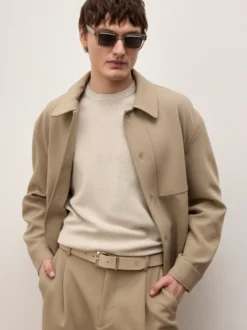 Szare okulary polaryzacyjne wayfarer