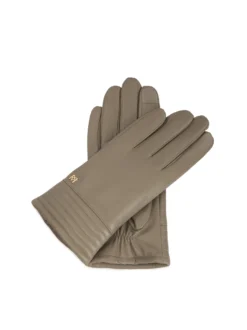 Taupe rękawiczki damskie z funkcją touch screen