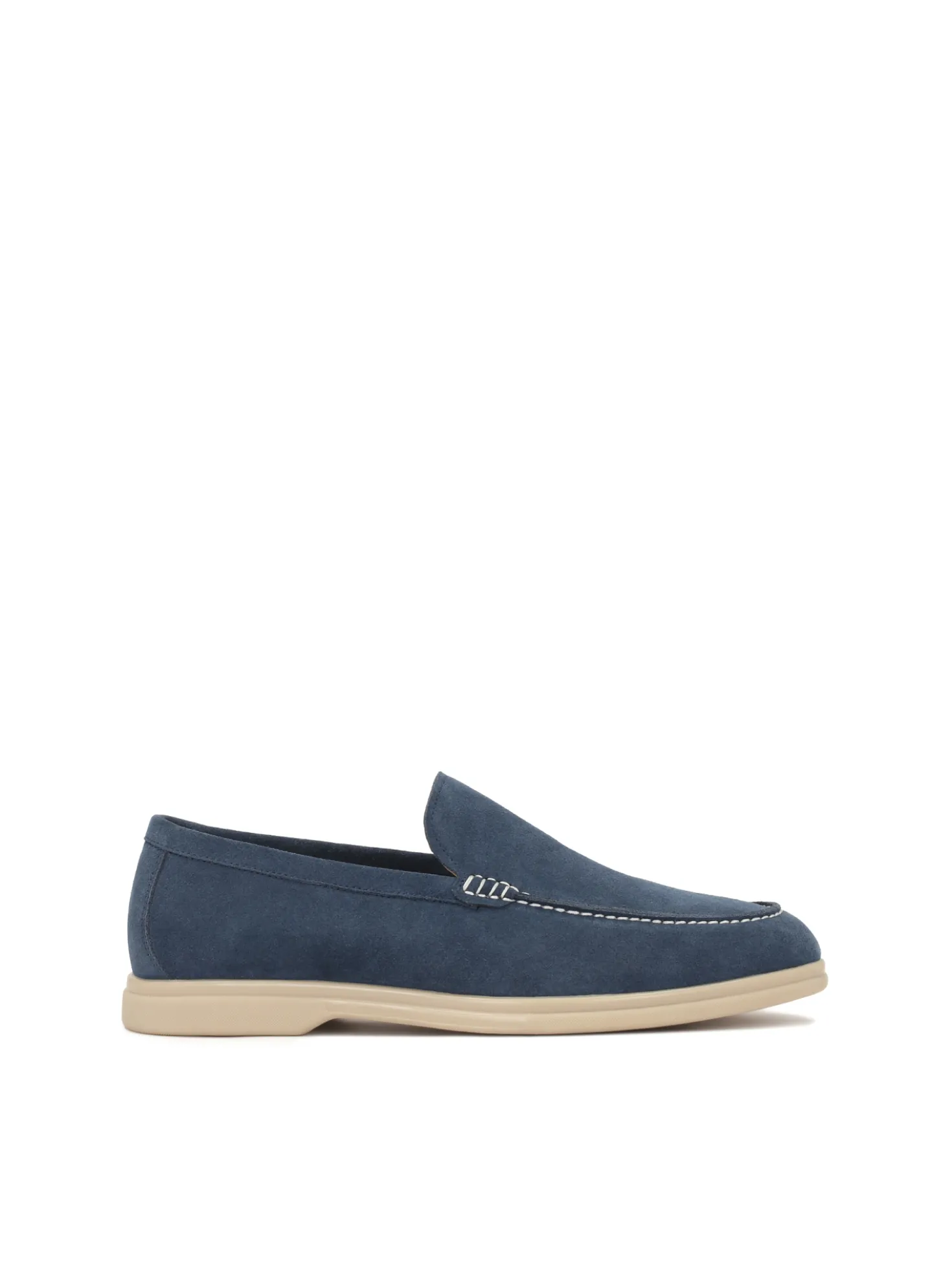 Wsuwane niebieskie buty męskie