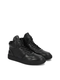 Wysokie sneakersy z naturalnej skóry