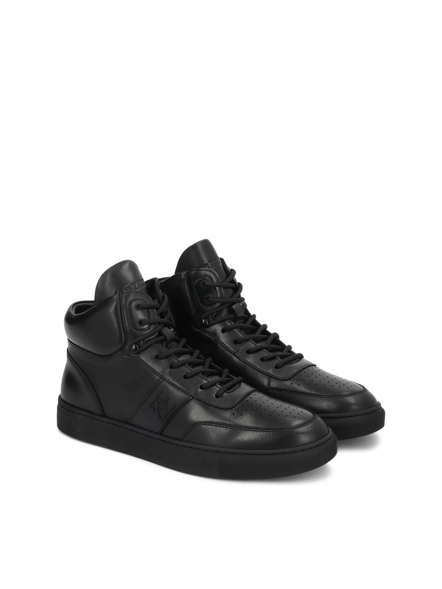 Wysokie sneakersy z naturalnej skóry