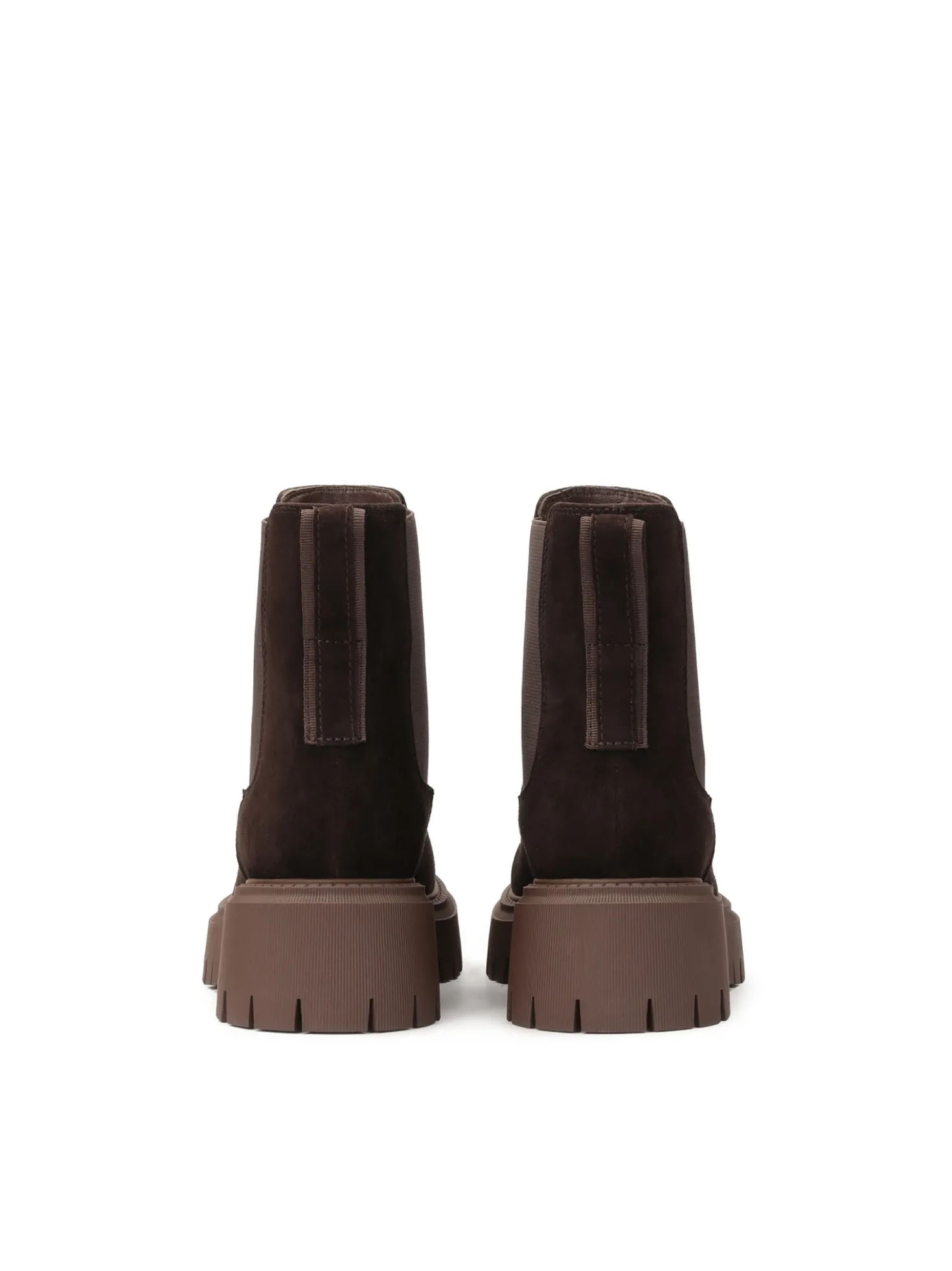 Zamszowe botki typu Chelsea boots