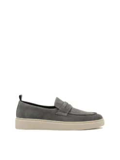 Zamszowe loafersy z podeszwą typu sneakers