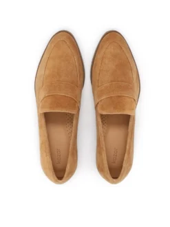 Zamszowe półbuty typu loafersy